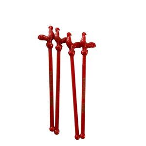 Tibbies Tavern Restaurant Indian Ford Wisconsin Swizzle Stir Sticks Souvenir